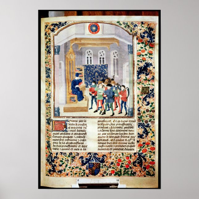The Author Presenting his Book to the Peasants Poster (Front)