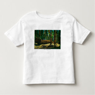 The Auto Log in Giant Forest, Redwoods Toddler T-Shirt