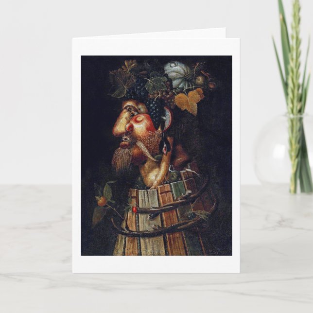 The Autumn, Arcimboldo Card (Front)
