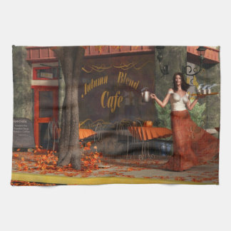 The Autumn Roast Cafe Tea Towel