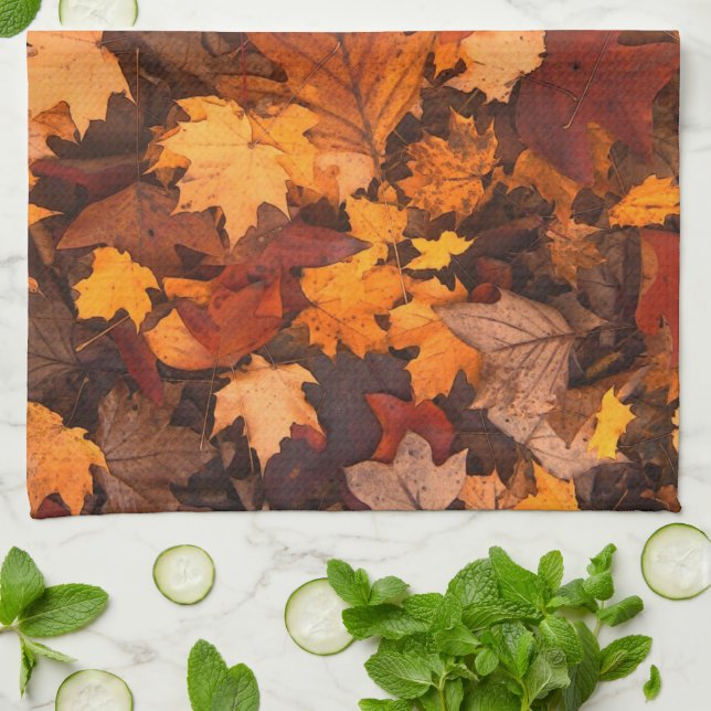the autumn tea towel (Folded)