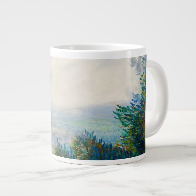 The Auvers Valley on the Oise River Renoir Large Coffee Mug (Front Right)