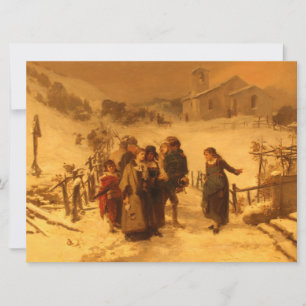 The Avalanche (by Gerolamo Induno) Card