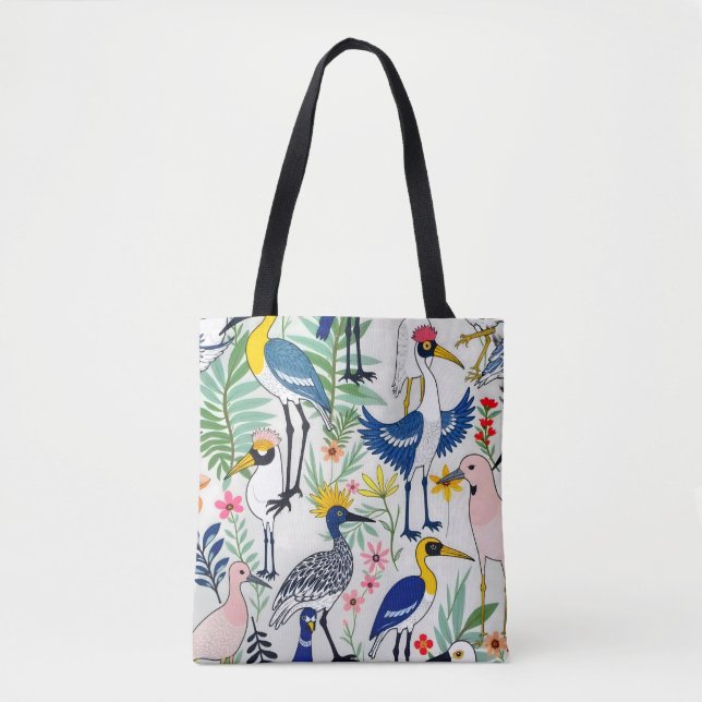 The Aviary Almanac Tote Bag (Front)