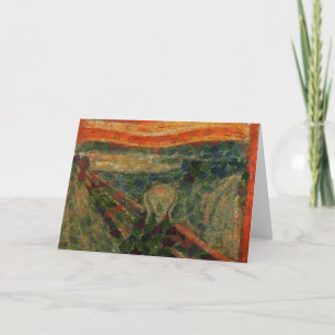 The Avocado Scream Fine Art Vegan Spoof Card