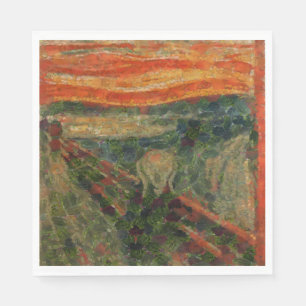 The Avocado Scream Fine Art Vegan Spoof Napkin