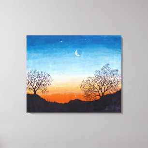 The Awakening Dawn: Canvas Print Uncropped