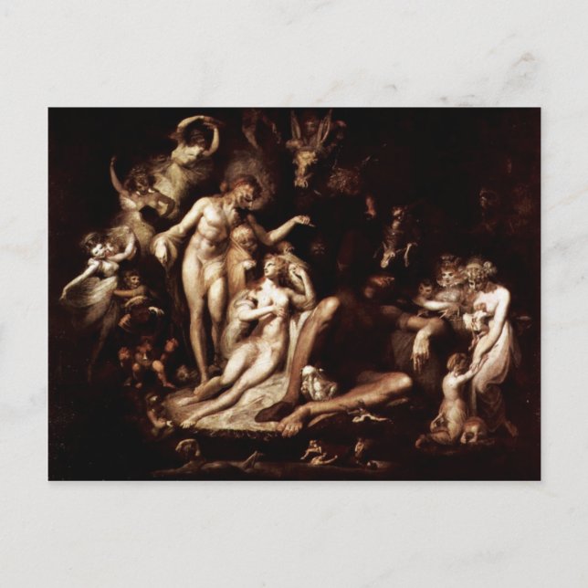 The Awakening Of The Fairy Queen Titania By Füssli Postcard (Front)