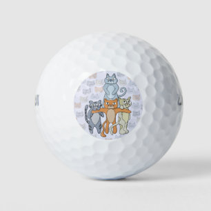 The Awesome Cats Golf Balls