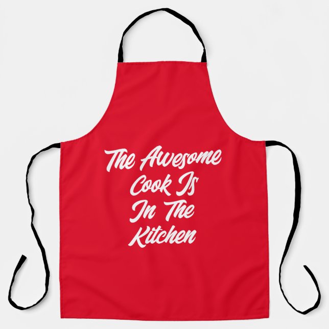 The Awesome cook Apron (Front)