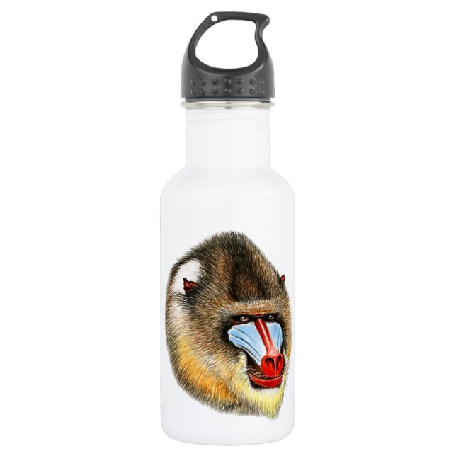 THE AWESOME MANDRILL 532 ML WATER BOTTLE (Front)