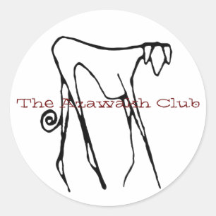 The Azawakh Club Sticker