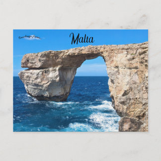 The Azure Window Gozo Malta Postcard