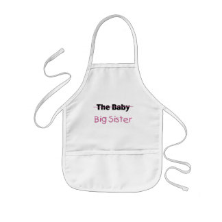 The Baby Big Sister Kids Apron