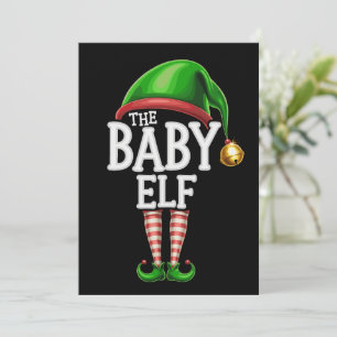 The Baby Elf Group Matching Family Christmas  Holiday Card