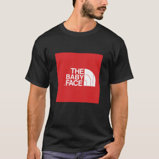 The Baby Face | Funny Outdoor Brand Parody T-Shirt
