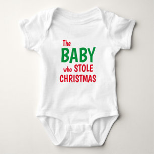 The Baby Who Stole Christmas Baby Bodysuit