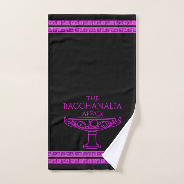 The Bacchanalia Affair hand towel  (Hand Towel)