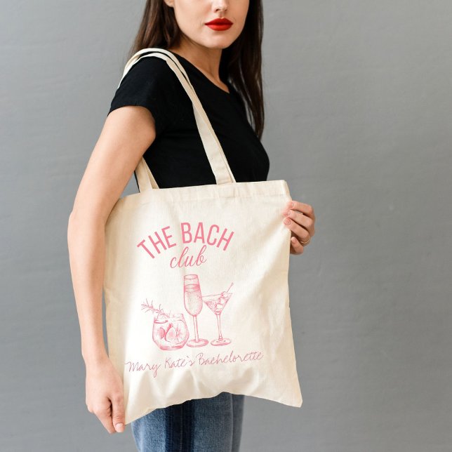 The Bach Club Bachelorette Large Tote Bag (Creator Uploaded)
