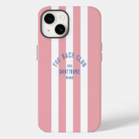 The Bach Club Crest Pink Stripe Bachelorette