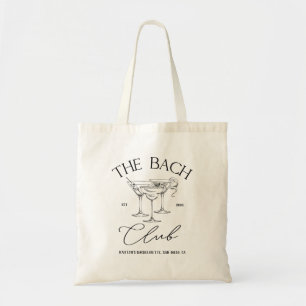 The Bach Club Personalised Bachelorette Tote Bag