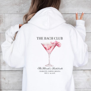 The Bach Club Pink Cocktail Social Club Hoodie