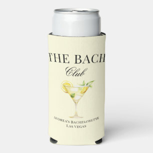 The Bach Lemon Cocktail Luxury Social Club  Seltzer Can Cooler