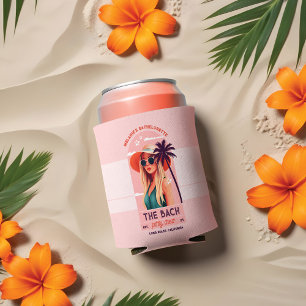 The Bach Party Crew Retro Woman Bachelorette Party Can Cooler