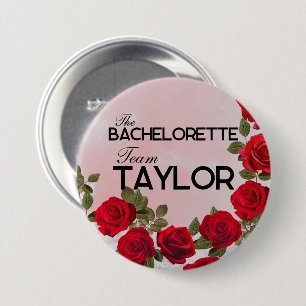 The Bachelorette Team Taylor, 3 Inch 7.5 Cm Round Badge