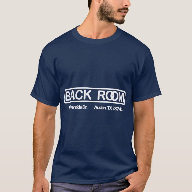 The Back Room Austin funny boy T-Shirt (Front)