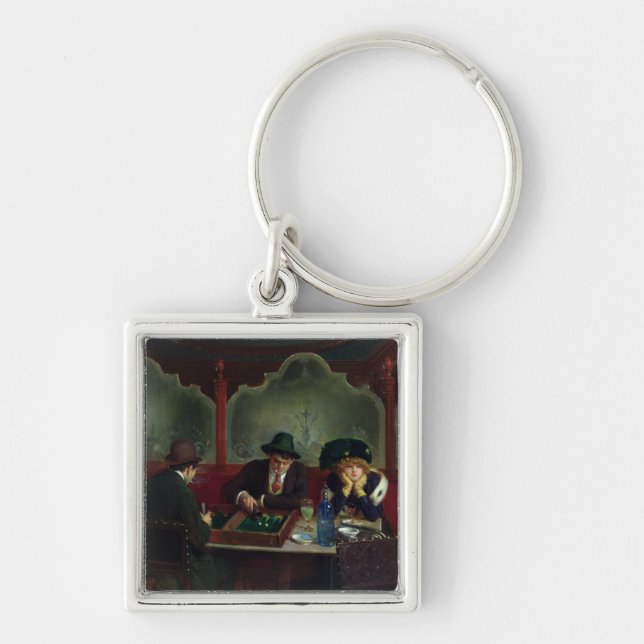The Backgammon Players Key Ring (Front)