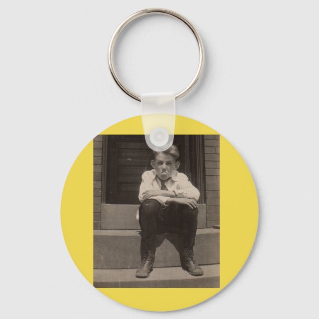 the bad attitude key ring (Front)