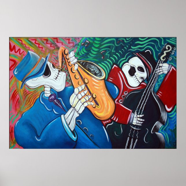 The Bad Blues Bone Band Poster (Front)