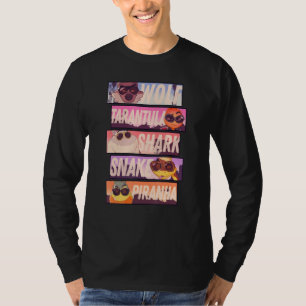 The Bad Guys Sunglasses Character Stacked Panels T-Shirt
