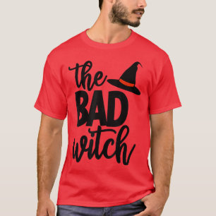 The Bad Witch Halloween Hat costume T-Shirt