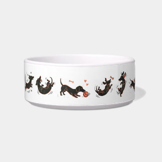 The Badger Hunter’s Canteen: A Dachshund Dining Bowl