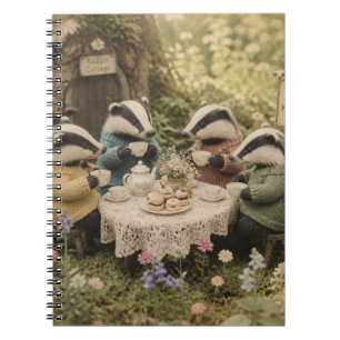 The Badger Tea Party Notebook