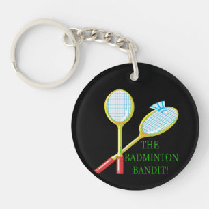 The Badminton Bandit Key Ring