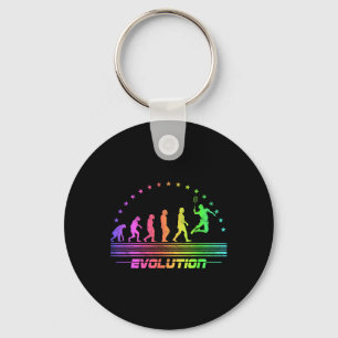 The Badminton Evolutions Retro Shuttle Men's Badmi Key Ring