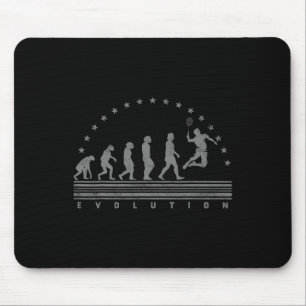The Badminton Evolutions Retro Shuttle Men's Badmi Mouse Pad