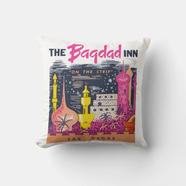 THE BAGDAD INN CUSHION (Front)