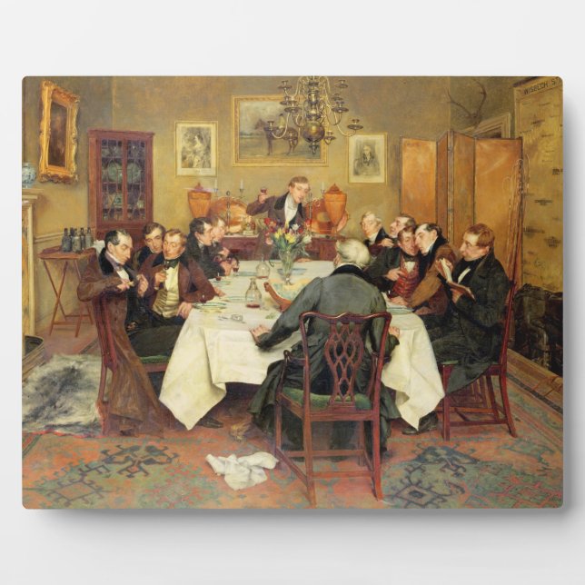 The Bagman's Toast 'Sweethearts and Wives'(oil on Plaque (Front)