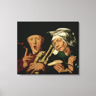 The Bagpiper Canvas Print