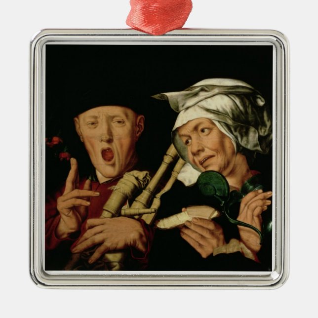 The Bagpiper Metal Tree Decoration (Front)