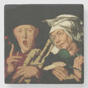 The Bagpiper Stone Coaster