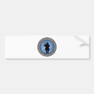 THE BAGPIPES SOUNDWAVES BUMPER STICKER