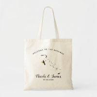 The Bahamas Destination Wedding Welcome Bag Tote