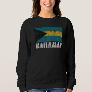 The Bahamas Flag Vintage Country Souvenir Island Sweatshirt