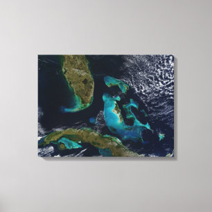 The Bahamas, Florida, and Cuba Canvas Print