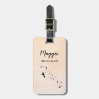 The Bahamas Map Luggage Tag, Wedding Party